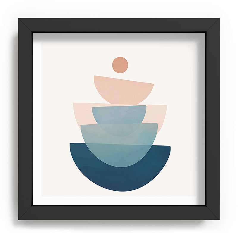 Abstract Minimal Shapes 31 Framed Art Print Gallery Image 90