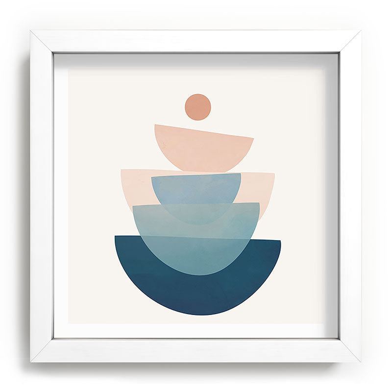 Abstract Minimal Shapes 31 Framed Art Print Gallery Image 114