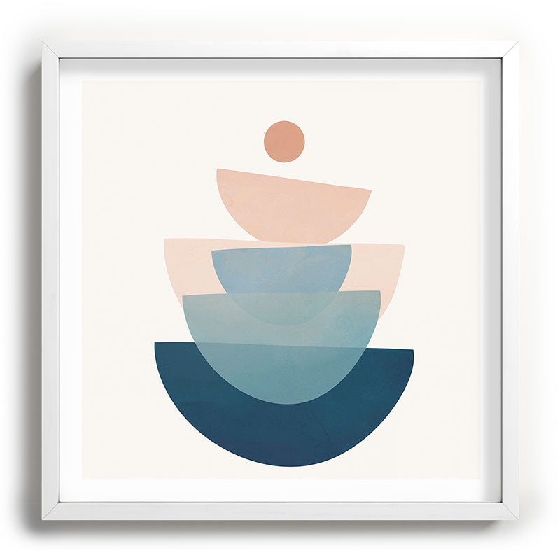 Abstract Minimal Shapes 31 Framed Art Print Gallery Image 118