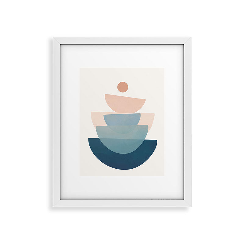 Abstract Minimal Shapes 31 Framed Art Print Gallery Image 31