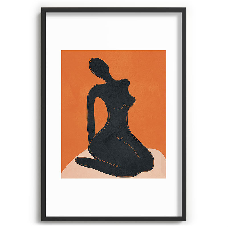 Abstract Nude II Framed Art Print Gallery Image 62