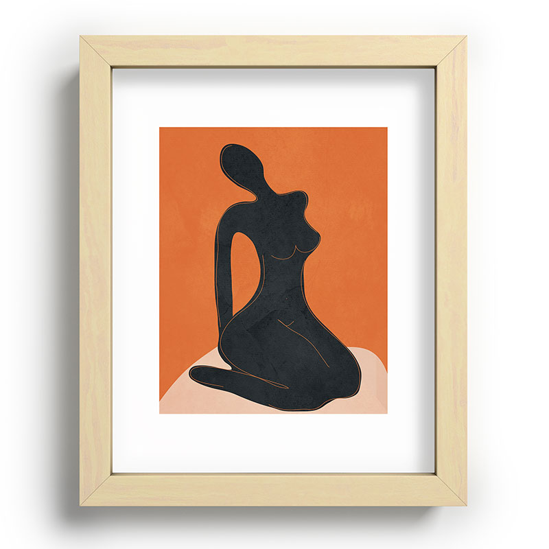 Abstract Nude II Framed Art Print Gallery Image 70