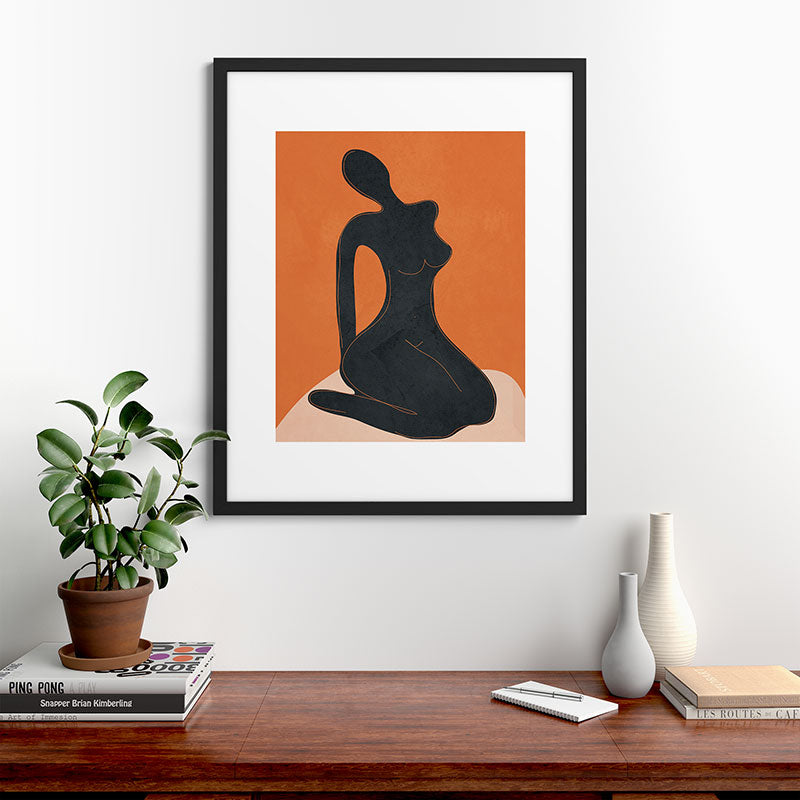 Abstract Nude II Framed Art Print Gallery Image 35