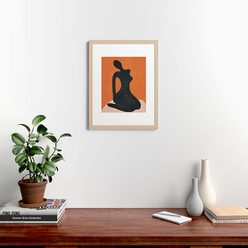 Abstract Nude II Framed Art Print Gallery Image 47