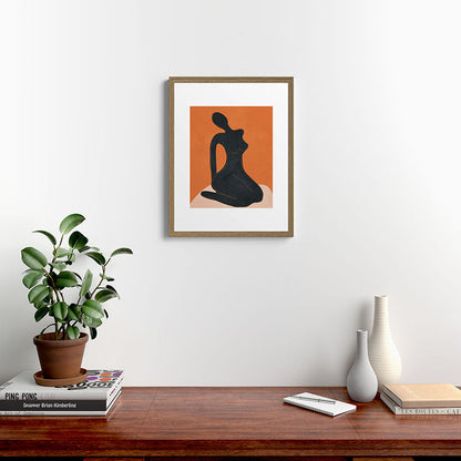 Abstract Nude II Framed Art Print Gallery Image 12
