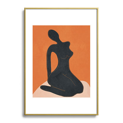 Abstract Nude II Framed Art Print Gallery Image 90
