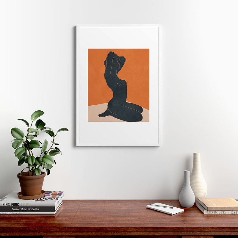 Abstract Nude IV Framed Art Print Gallery Image 27