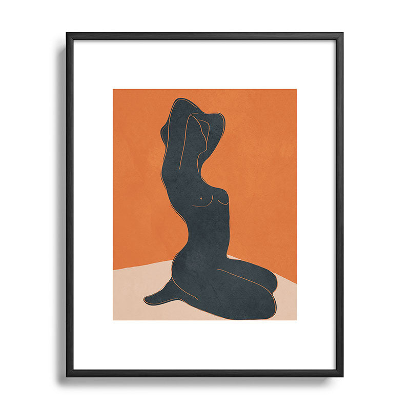 Abstract Nude IV Framed Art Print Gallery Image 81