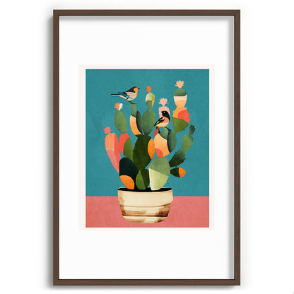 Cactus and Birds 2 Framed Art Print Gallery Image 68
