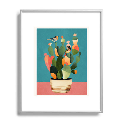 Cactus and Birds 2 Framed Art Print Gallery Image 95