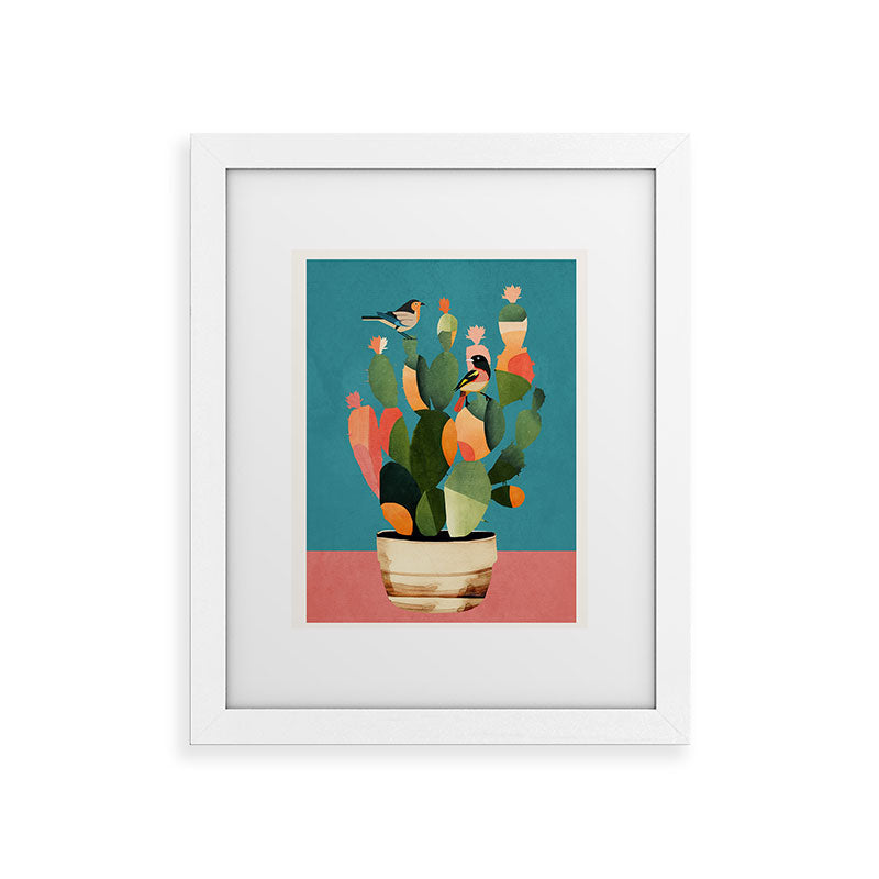 Cactus and Birds 2 Framed Art Print Gallery Image 50