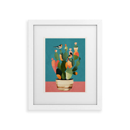 Cactus and Birds 2 Framed Art Print Gallery Image 54