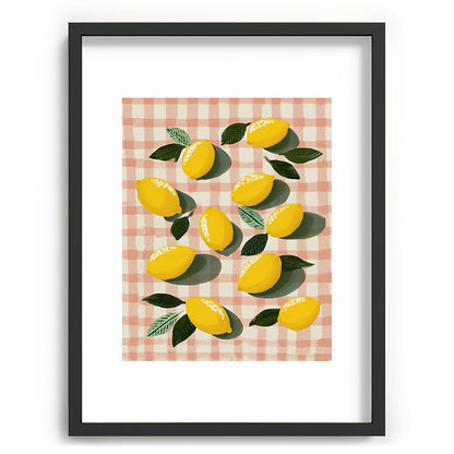 Lemon Picnic Still Life Framed Art Print Gallery Image 61
