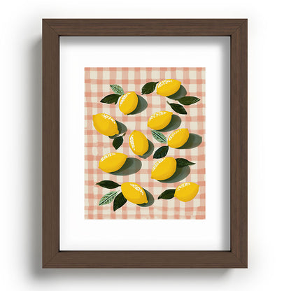 Lemon Picnic Still Life Framed Art Print Gallery Image 64