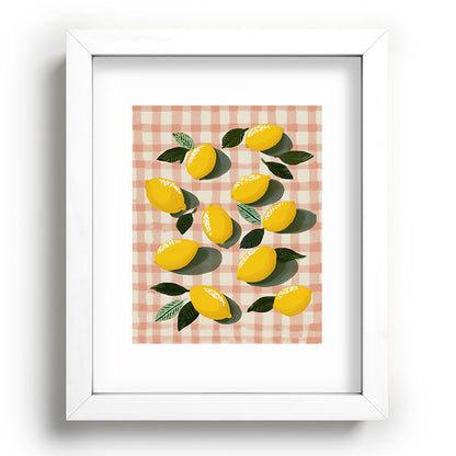 Lemon Picnic Still Life Framed Art Print Gallery Image 75