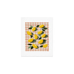 Lemon Picnic Still Life Art Print Gallery Image 1