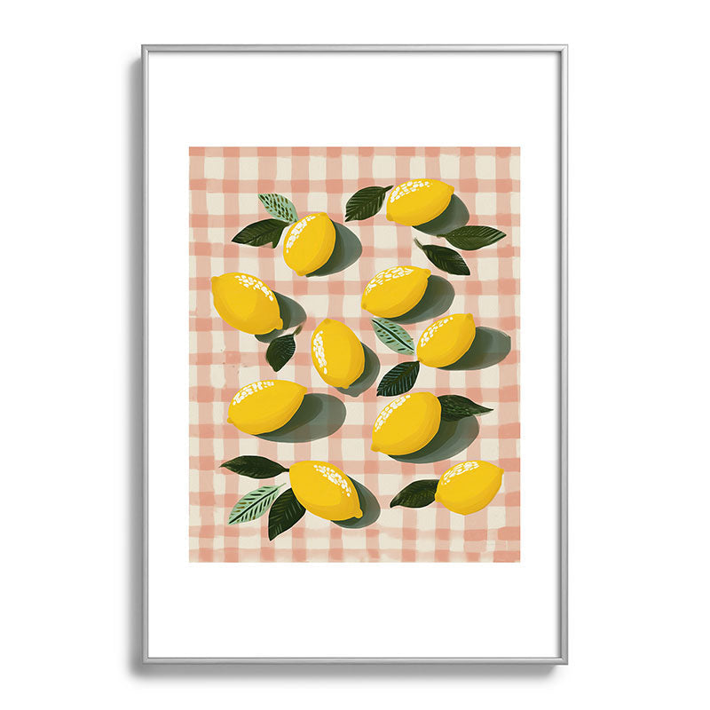 Lemon Picnic Still Life Framed Art Print Gallery Image 97