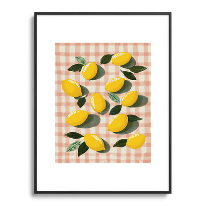 Lemon Picnic Still Life Framed Art Print Gallery Image 85