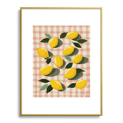 Lemon Picnic Still Life Framed Art Print Gallery Image 91