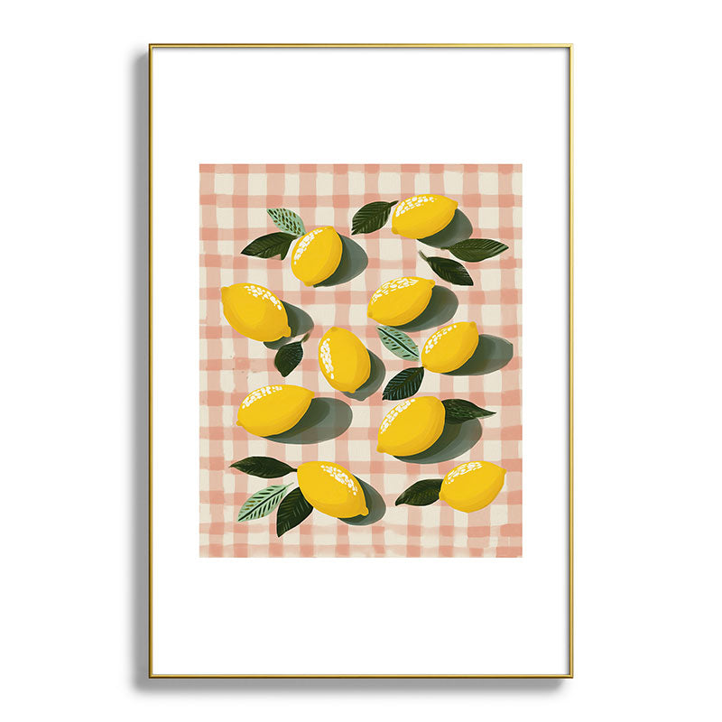 Lemon Picnic Still Life Framed Art Print Gallery Image 94