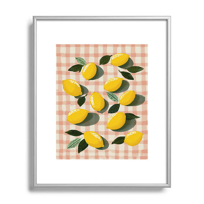 Lemon Picnic Still Life Framed Art Print Gallery Image 96