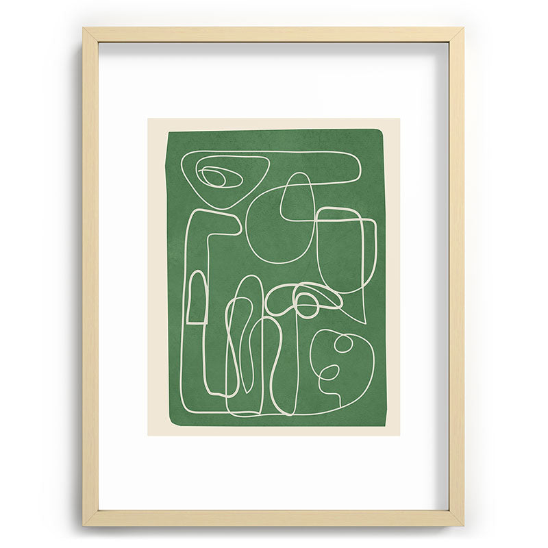 Lines in Space 7 Framed Art Print Gallery Image 73