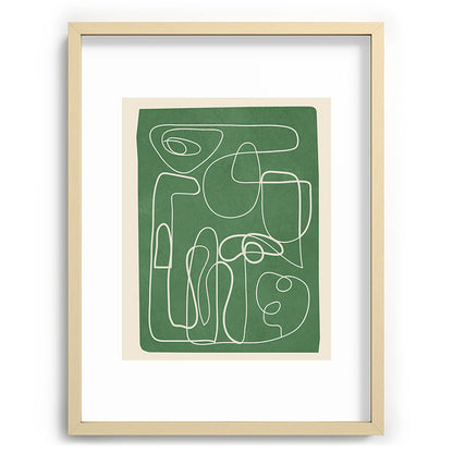 Lines in Space 7 Framed Art Print Gallery Image 73
