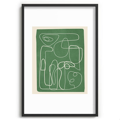 Lines in Space 7 Framed Art Print Gallery Image 62