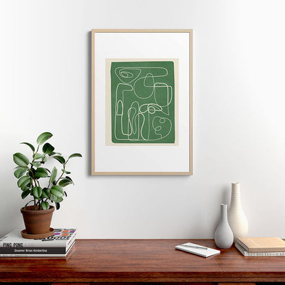Lines in Space 7 Framed Art Print Gallery Image 20