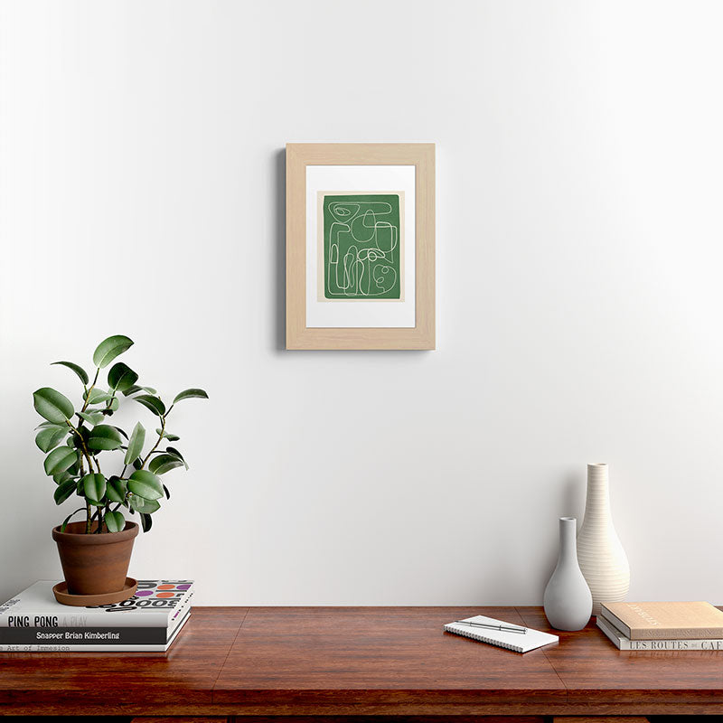 Lines in Space 7 Framed Art Print Gallery Image 45