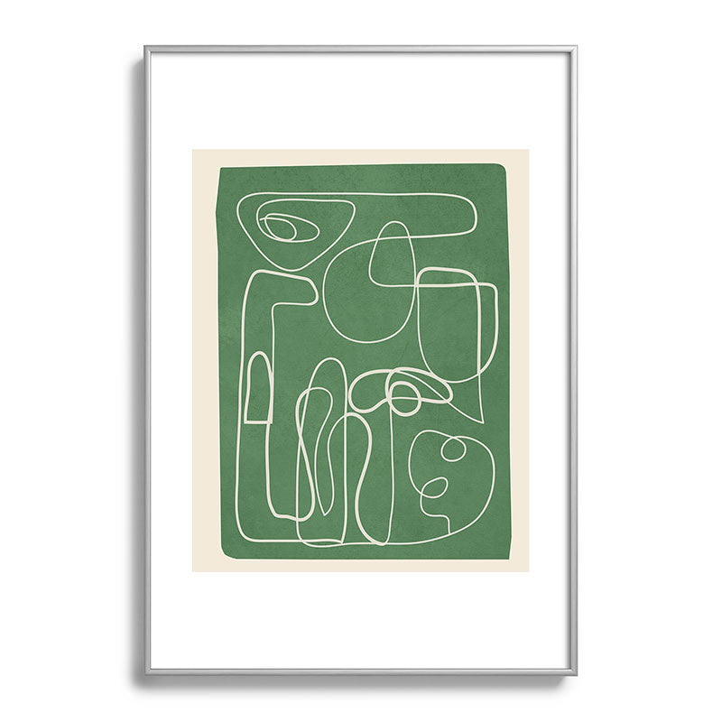 Lines in Space 7 Framed Art Print Gallery Image 97
