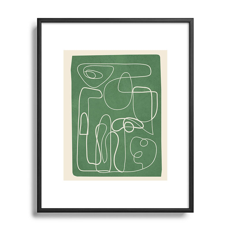 Lines in Space 7 Framed Art Print Gallery Image 82