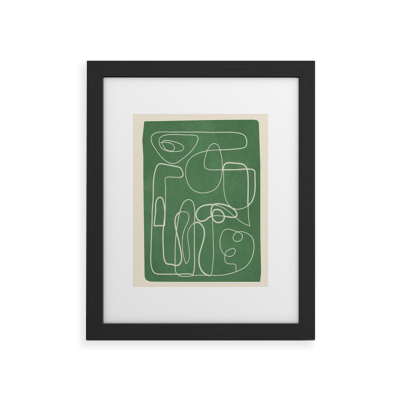 Lines in Space 7 Framed Art Print Gallery Image 32