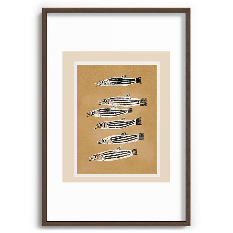 Minimal Fish Study Framed Art Print Gallery Image 68