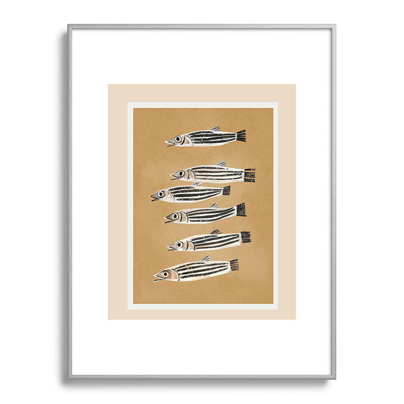 Minimal Fish Study Framed Art Print Gallery Image 99