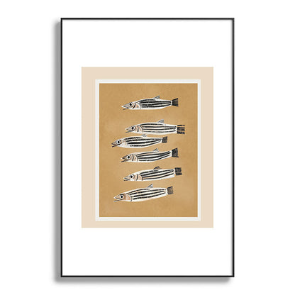 Minimal Fish Study Framed Art Print Gallery Image 87