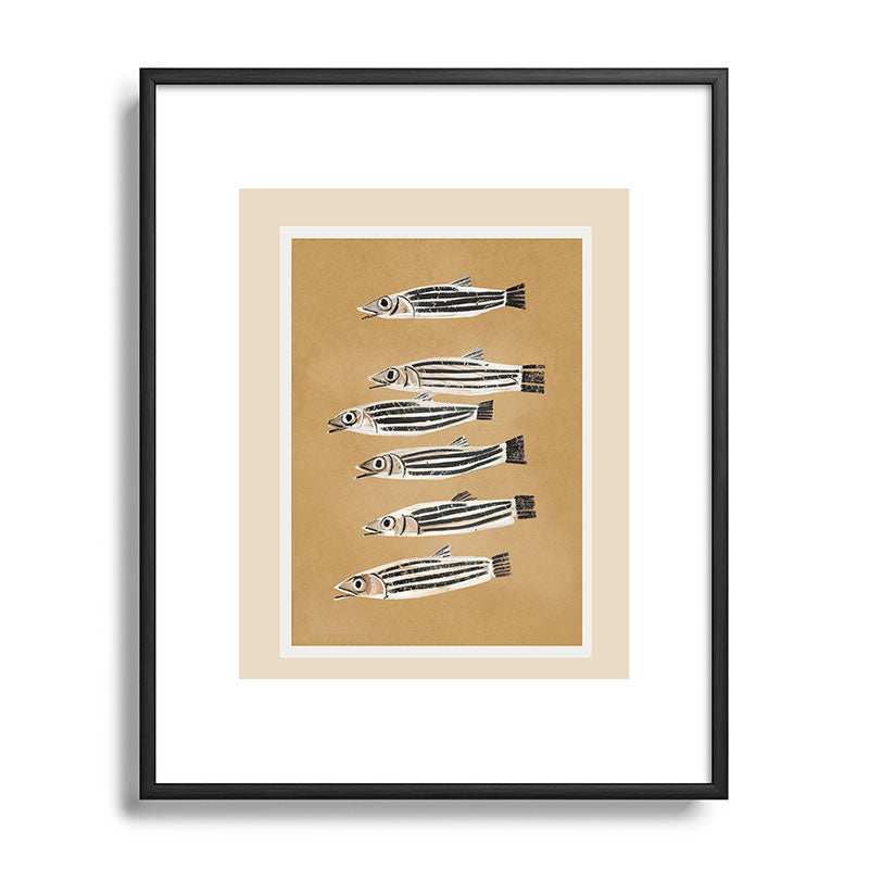 Minimal Fish Study Framed Art Print Gallery Image 82