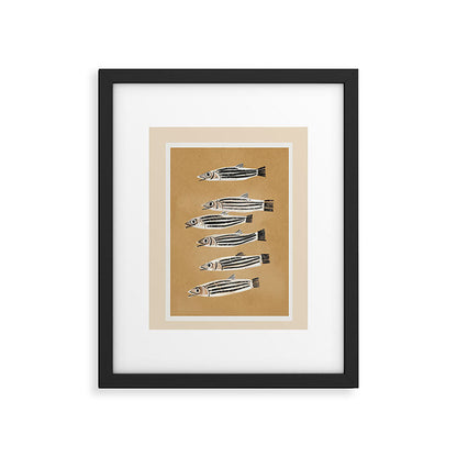 Minimal Fish Study Framed Art Print Gallery Image 5