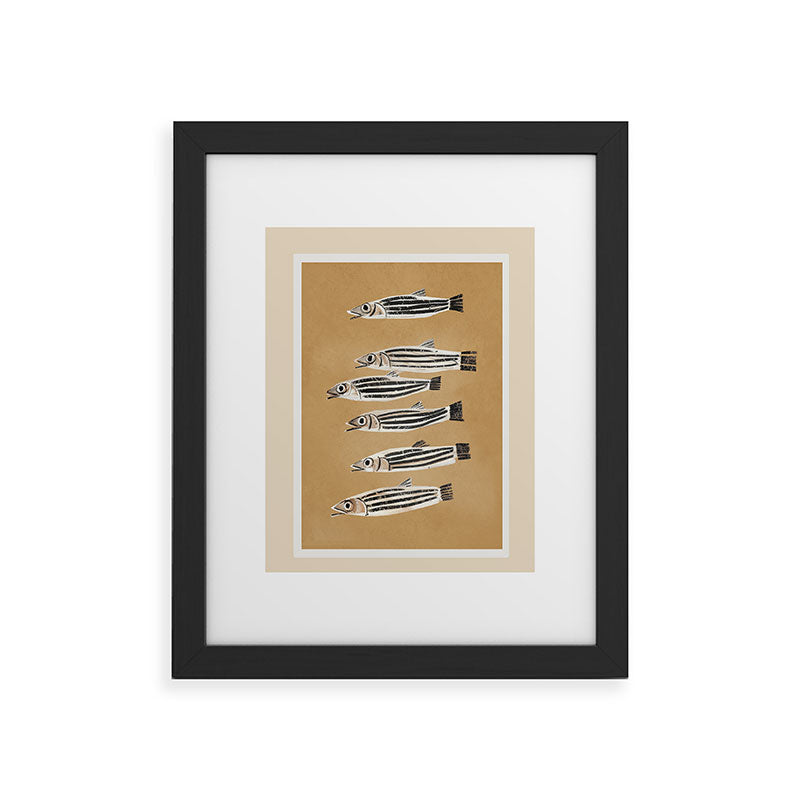 Minimal Fish Study Framed Art Print Gallery Image 29