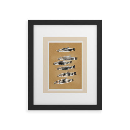 Minimal Fish Study Framed Art Print Gallery Image 32