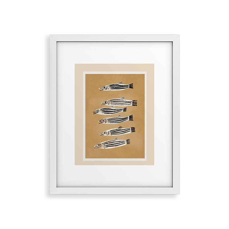 Minimal Fish Study Framed Art Print Gallery Image 26