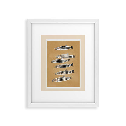 Minimal Fish Study Framed Art Print Gallery Image 25