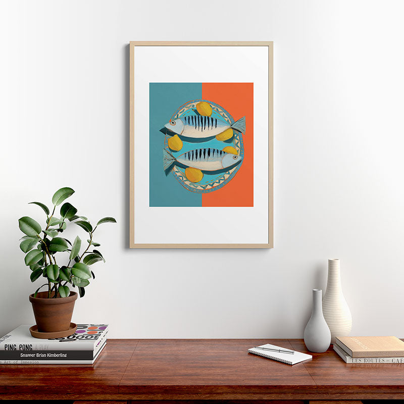 Modern Coastal Still Life Framed Art Print Gallery Image 20