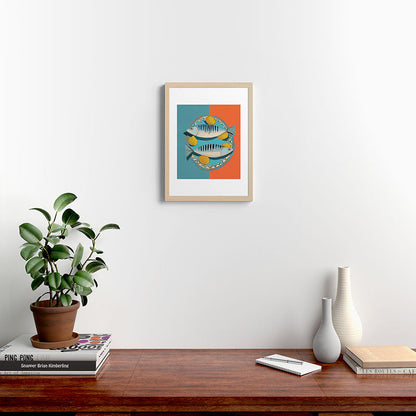 Modern Coastal Still Life Framed Art Print Gallery Image 17