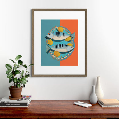 Modern Coastal Still Life Framed Art Print Gallery Image 42
