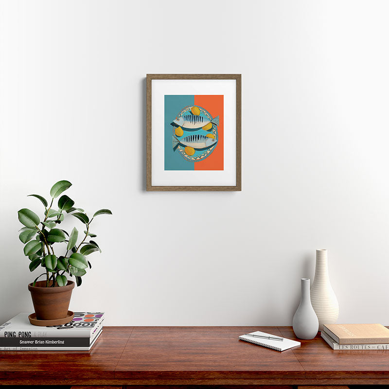 Modern Coastal Still Life Framed Art Print Gallery Image 11