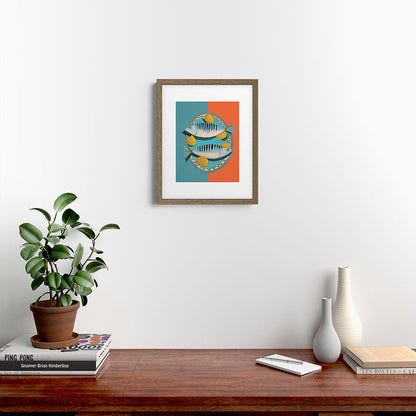 Modern Coastal Still Life Framed Art Print Gallery Image 11