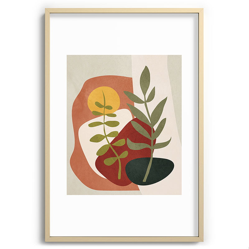 Two Abstract Branches Framed Art Print Gallery Image 74