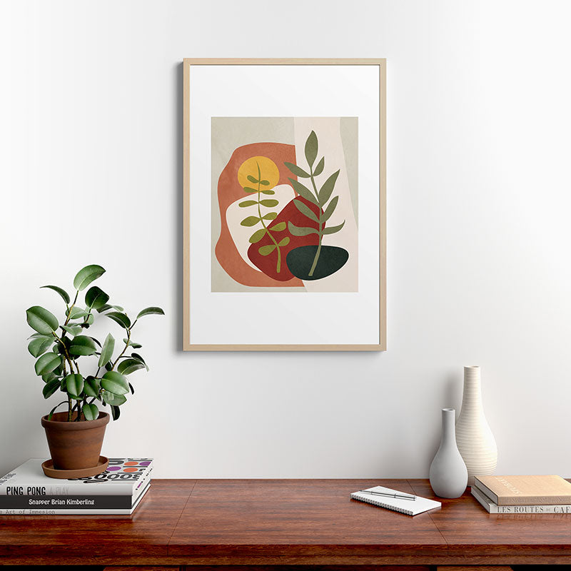 Two Abstract Branches Framed Art Print Gallery Image 20