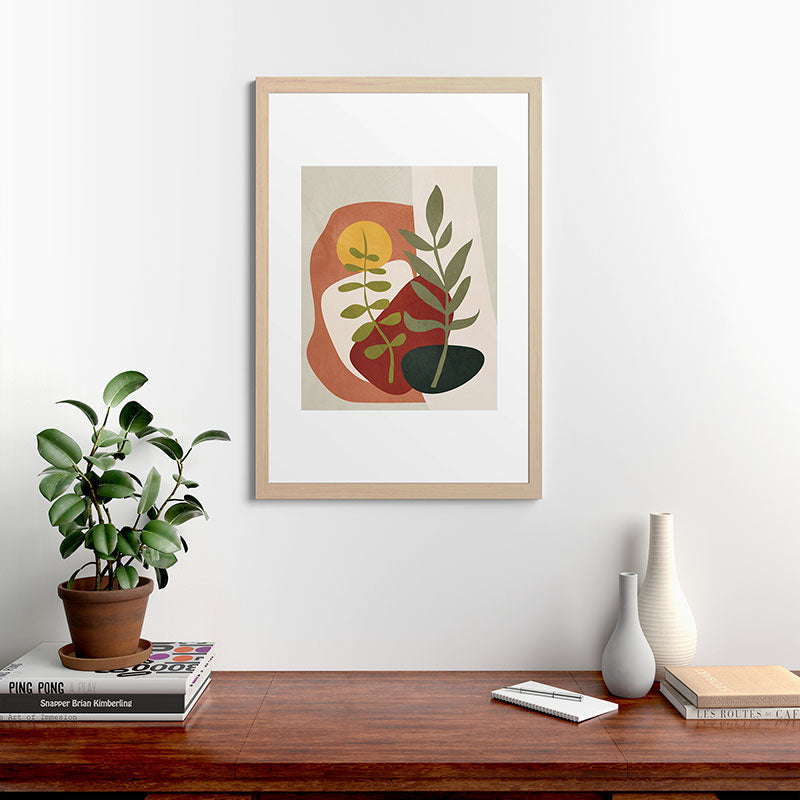Two Abstract Branches Framed Art Print Gallery Image 48